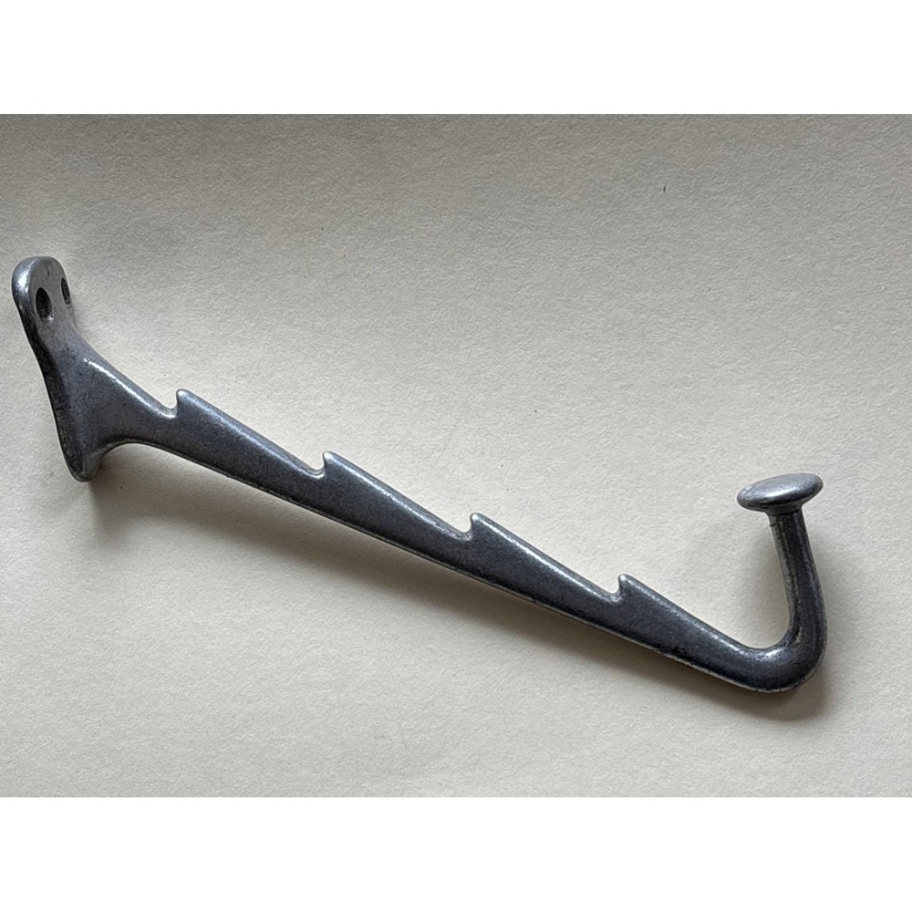 Vintage Cast Aluminum Wall Door Clothes Bracket Hanger Lighting